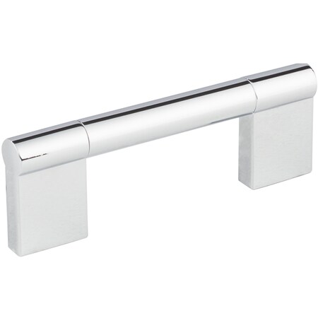 Elements 96 mm Center-to-Center Polished Chrome Knox Cabinet Bar Pull 645-96PC